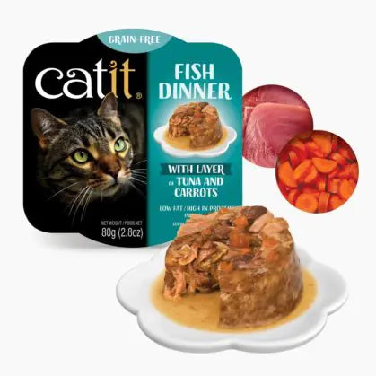 Catit Cuisine Dinner Fish Terrine With Tuna 75g
