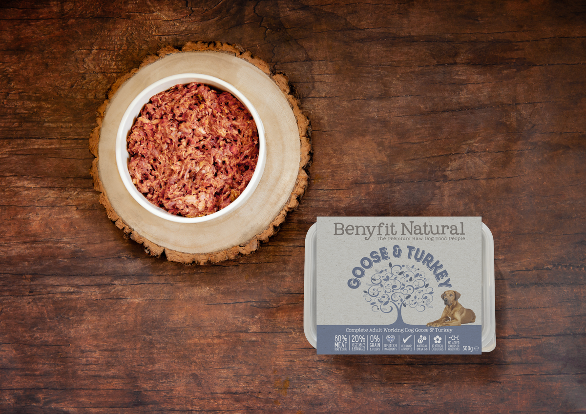 Benyfit Natural Raw Dog Food Goose & Turkey