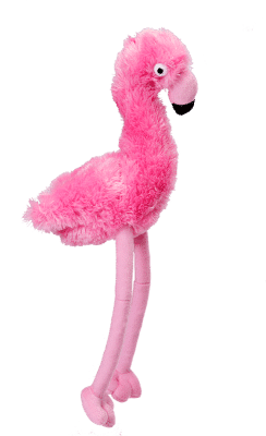 Gor Pets Dog Toy Hugs Flamingo