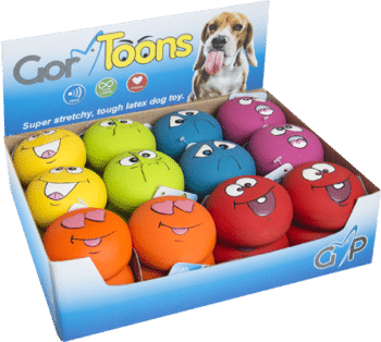Gor Pet Dog Toy Funny Faces Assorted