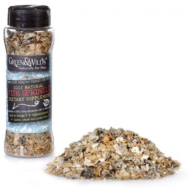 Green & Wilds Dog Treat Fish Sprinkle, Dietary Supplement 165ml