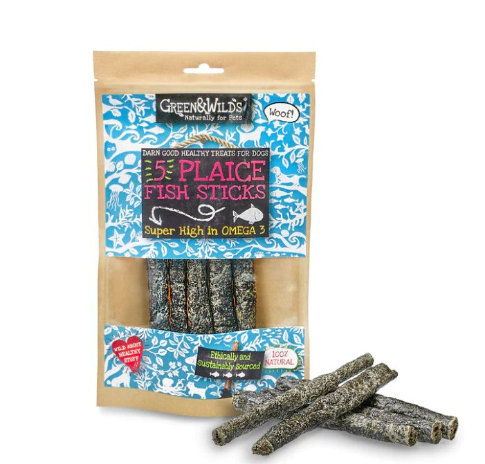 Green & Wilds Plaice Fish Sticks 100g