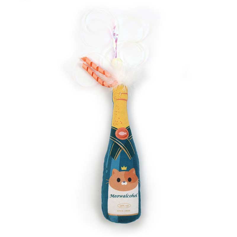 Happy Pet Christmas Cat Champagne Kicker