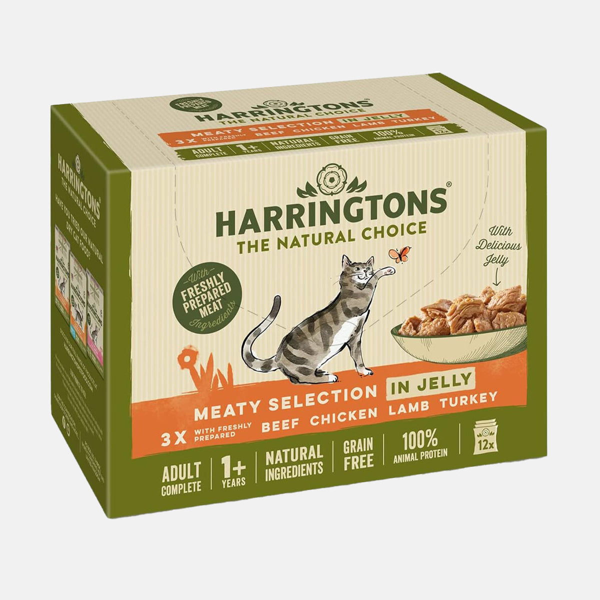 Harringtons Cat Meaty Fillets in Jelly 12x85g