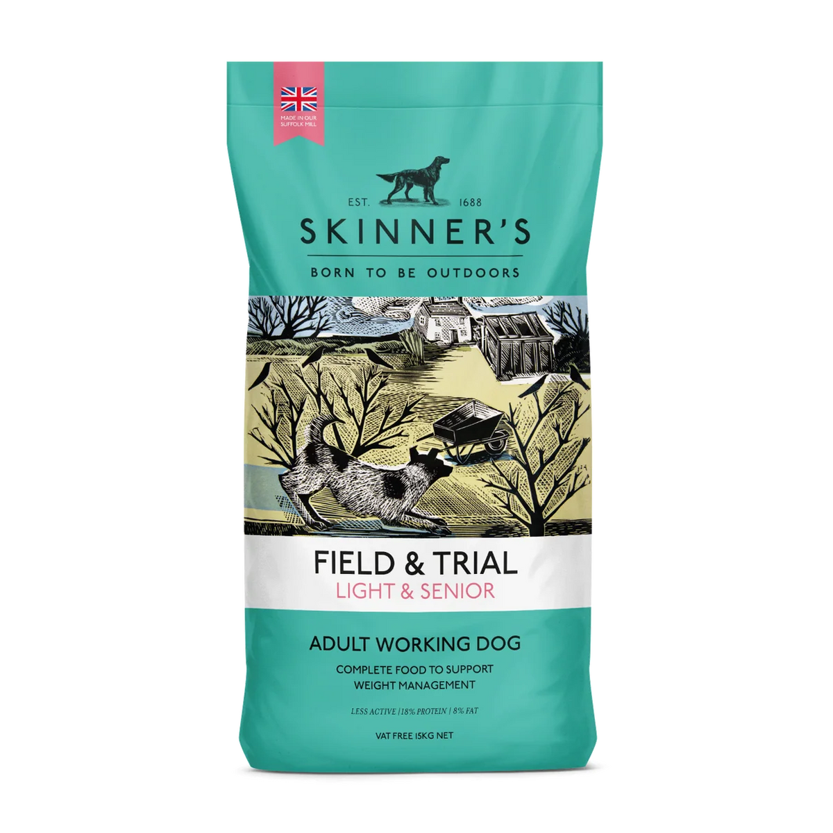 Skinner's Field & Trial Light & Senior Working Dry Dog Food 2.5kg