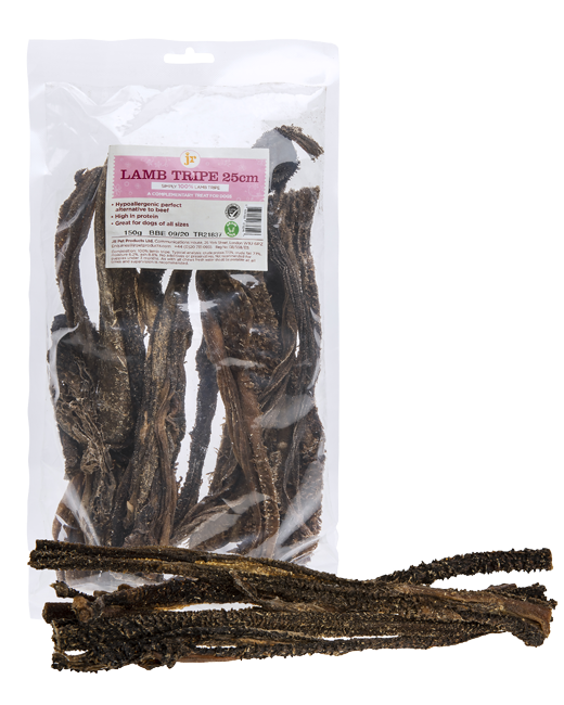 Jr Pet Products Dog Treat Lamb Tripe 25cm 150g