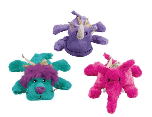 KONG Dog Toy Cozie Brights Assorted