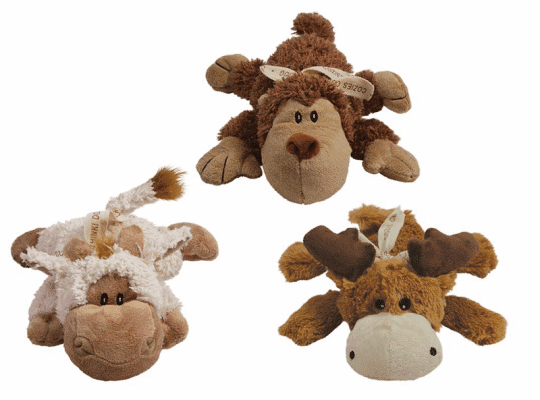 KONG Dog Toy Cozie Naturals Assorted