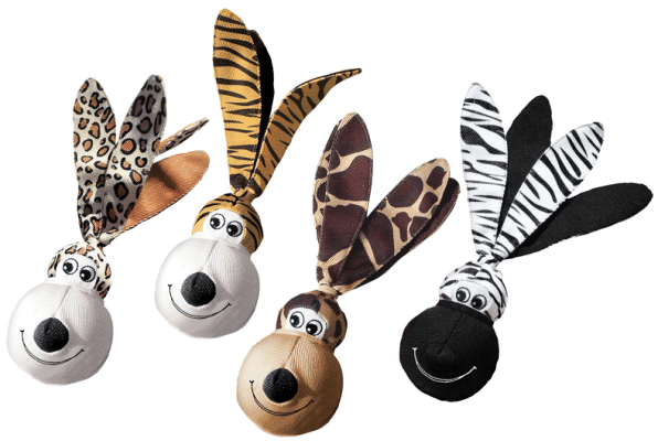 KONG Dog Toy Wubba Floppy Ears Assorted