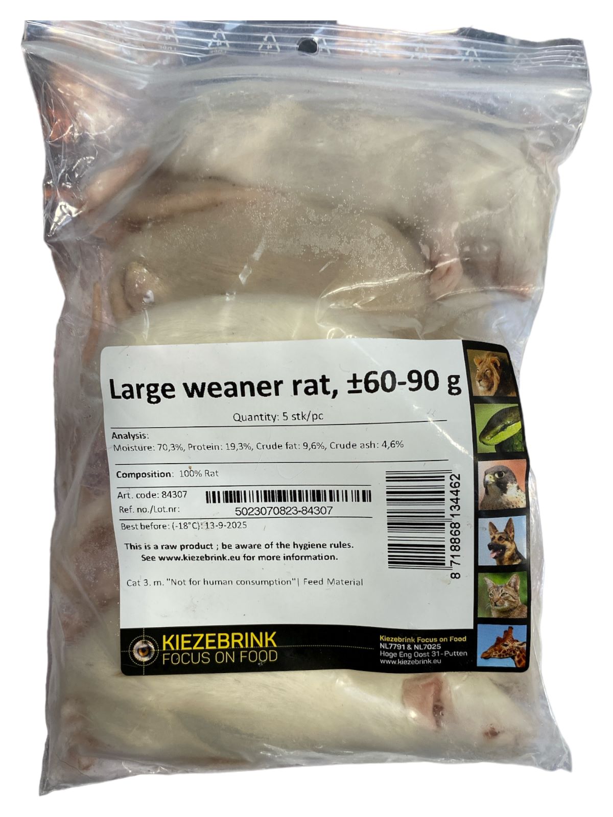 Kiezebrink Large Weaner Rats 5pk