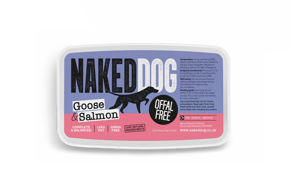 Naked Dog Goose & Salmon Offal Free 2x500g