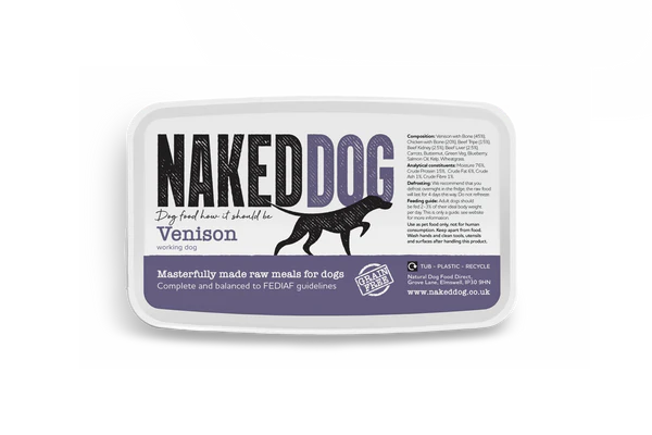 Naked Dog Venison 2x500G