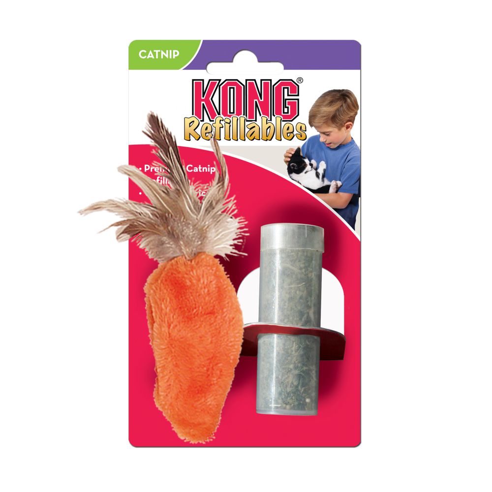 KONG Cat Toy Refillables Carrot