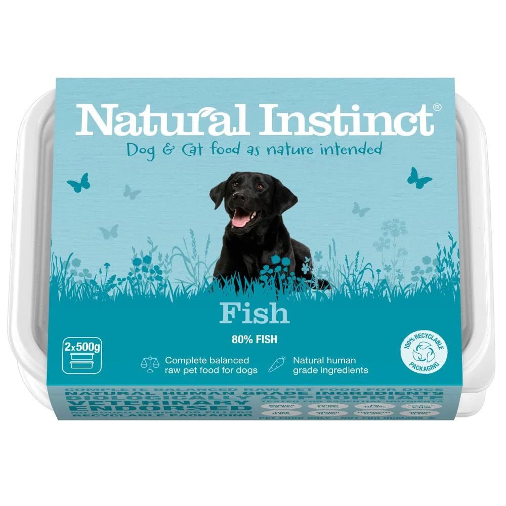 Natural Instinct Raw Dog Food Fish