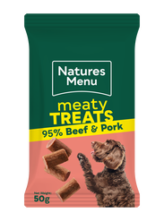Natures Menu Real Meaty Dog Treats Beef & Pork 60g