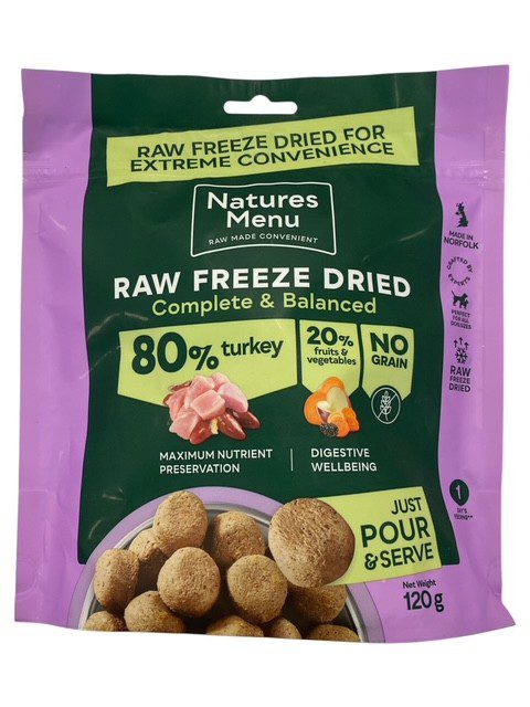 Natures Menu Freeze Dried Turkey
