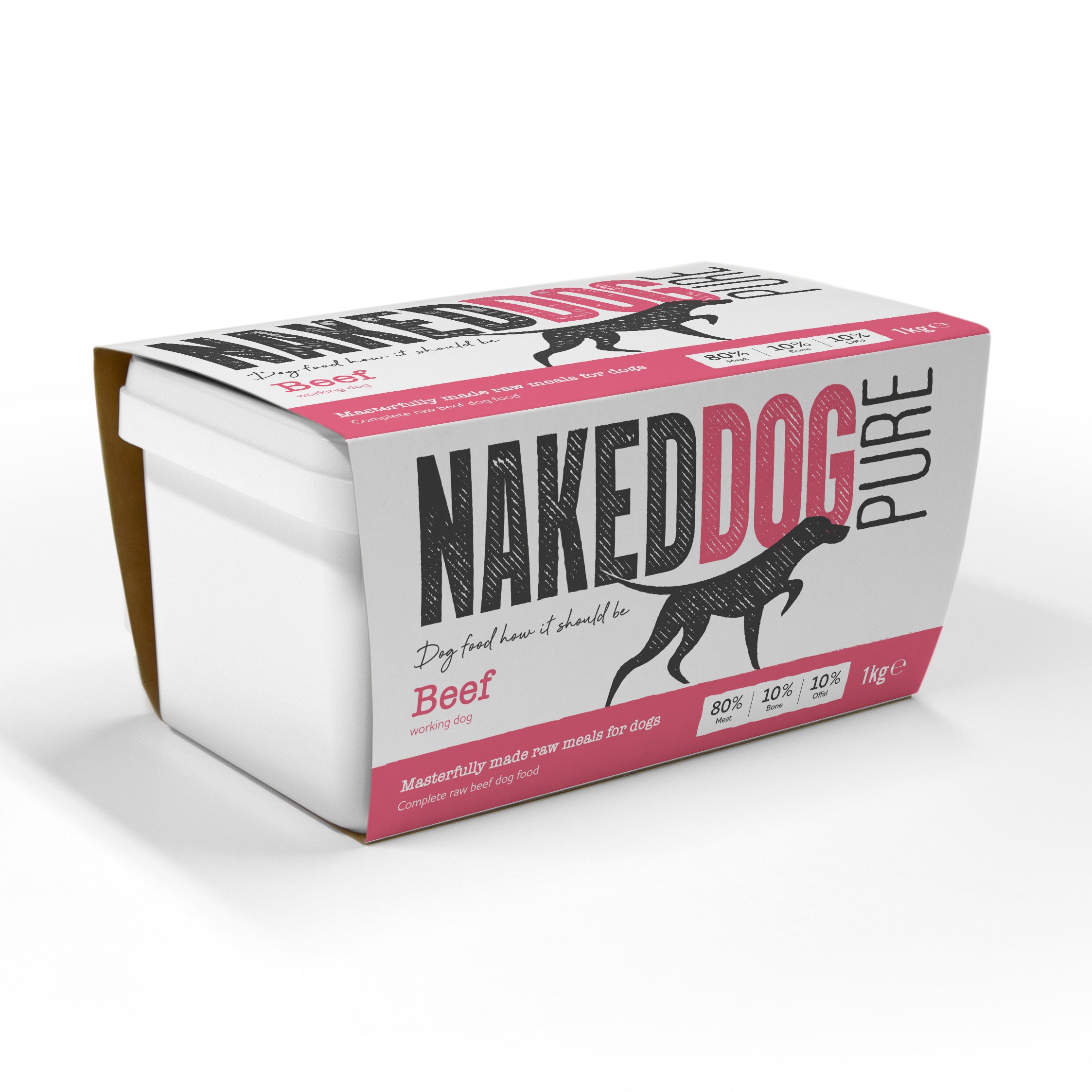 Naked Dog Raw Food Pure Beef Complete