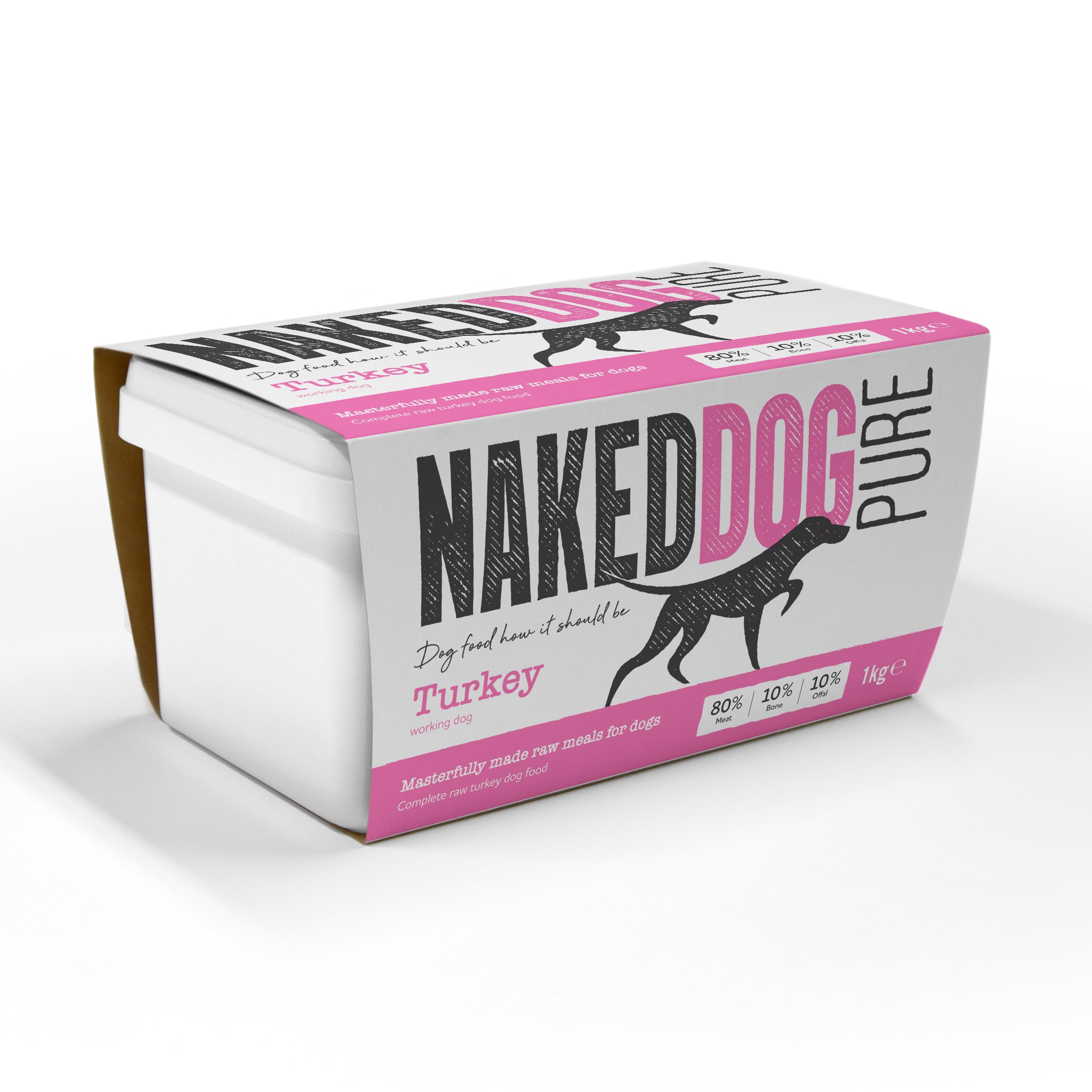 Naked Dog Raw Food Pure Turkey Complete