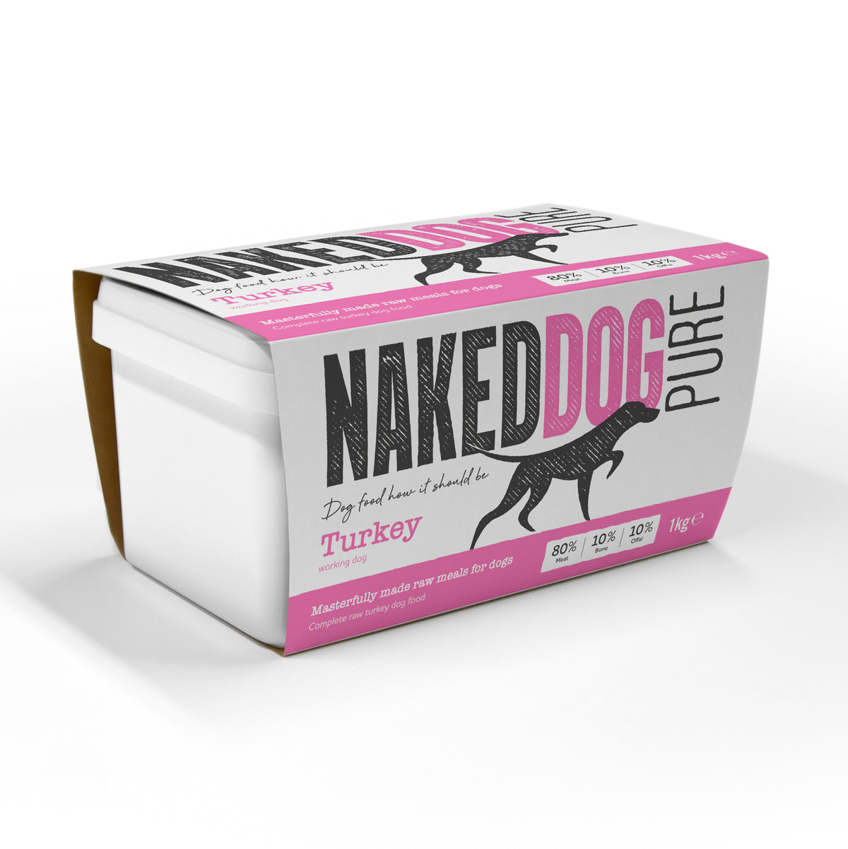 Naked Dog Raw Food Pure Turkey Complete