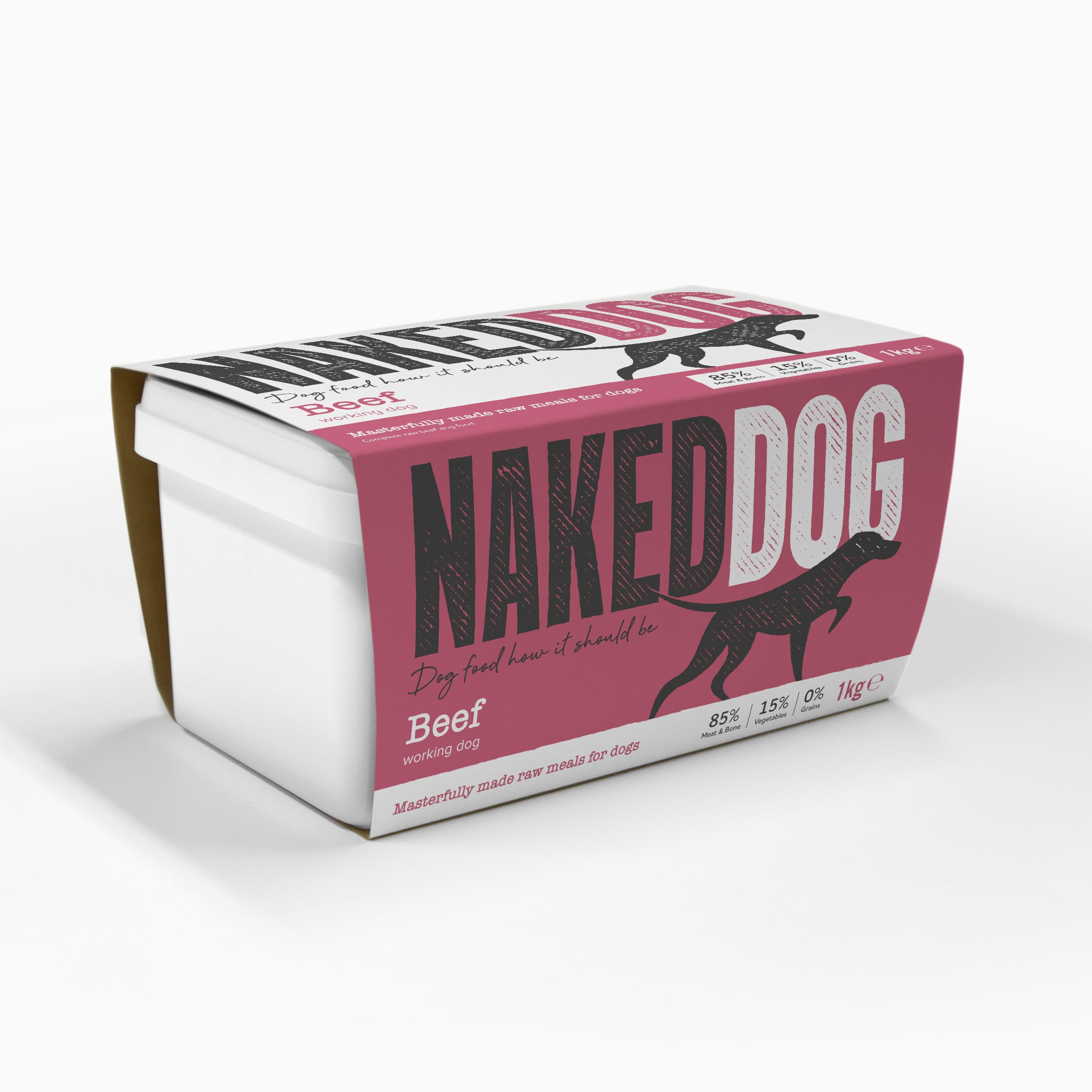 Naked Dog Raw Food Beef Complete