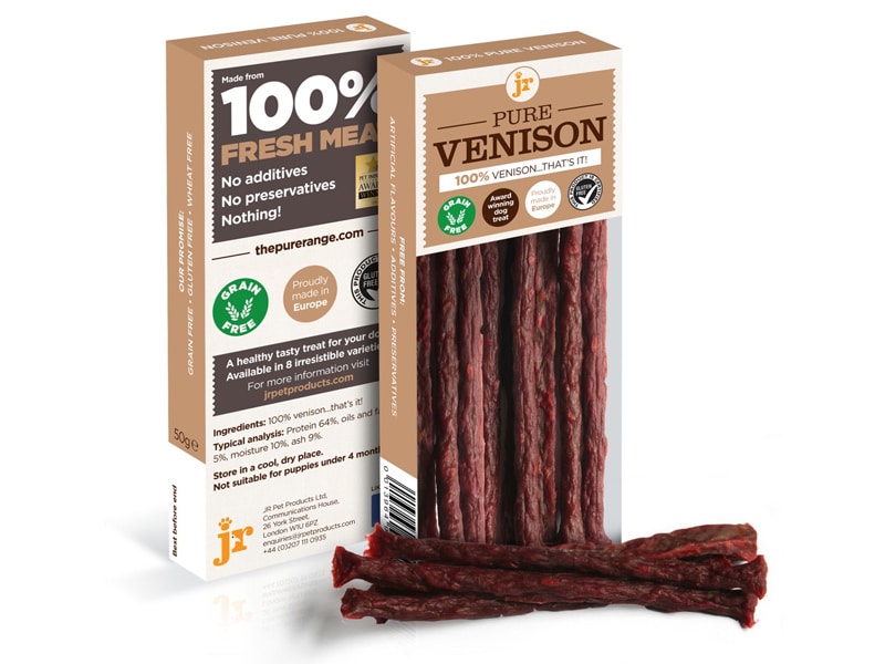 Jr Pet Products Pure Range Meat Sticks Venison 50g
