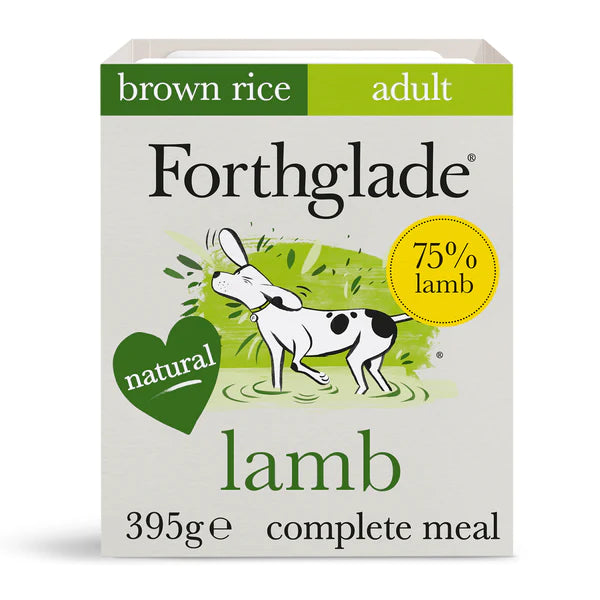 Forthglade Wet Dog Food Lamb with Brown Rice 395G