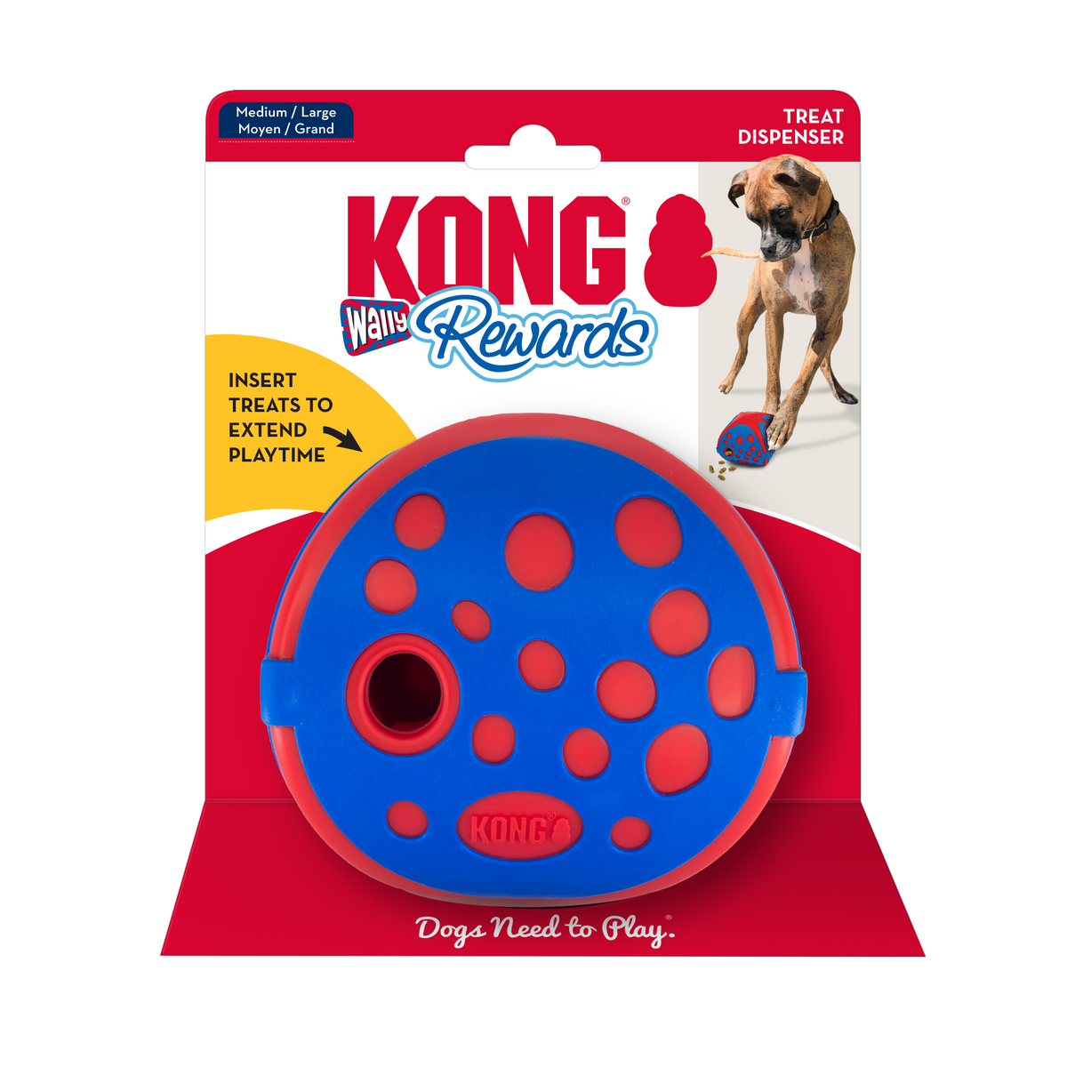 KONG Dog Toy Rewards Wally Large