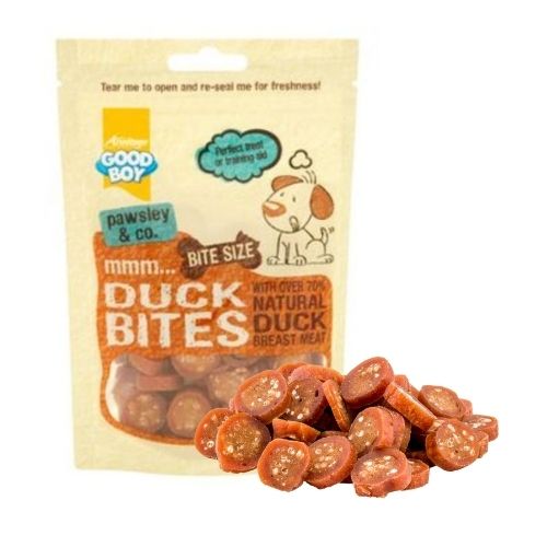 Good Boy Dog Treats Duck Bites 65g