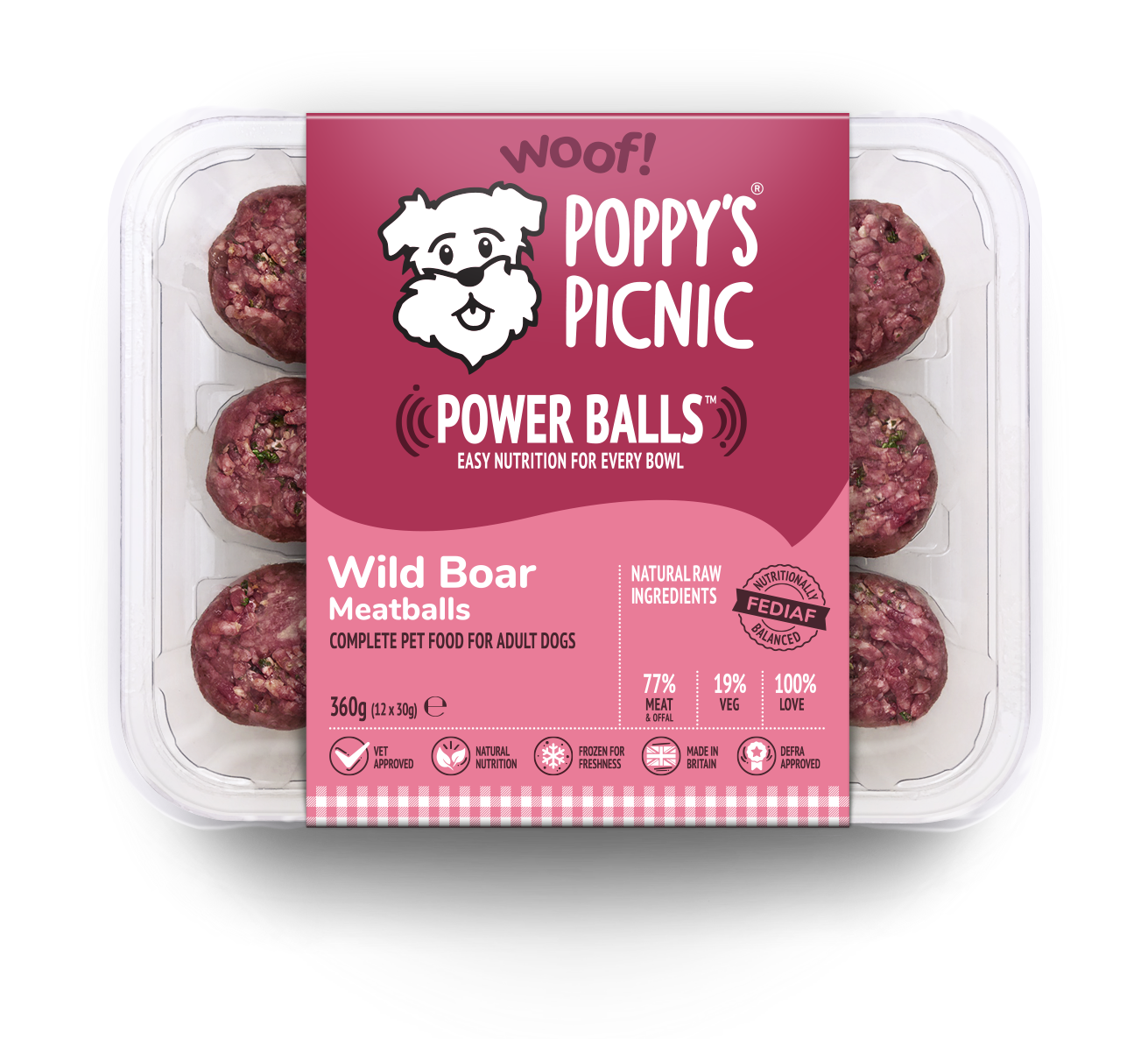 Poppy's Picnic Wild Boar 360g