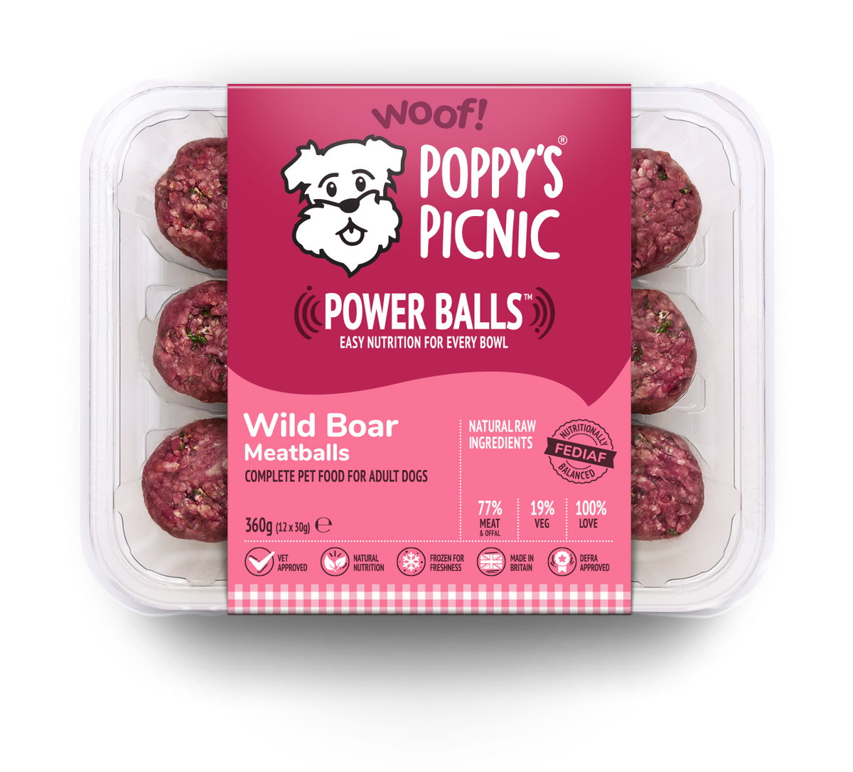 Poppy's Picnic Wild Boar 360g
