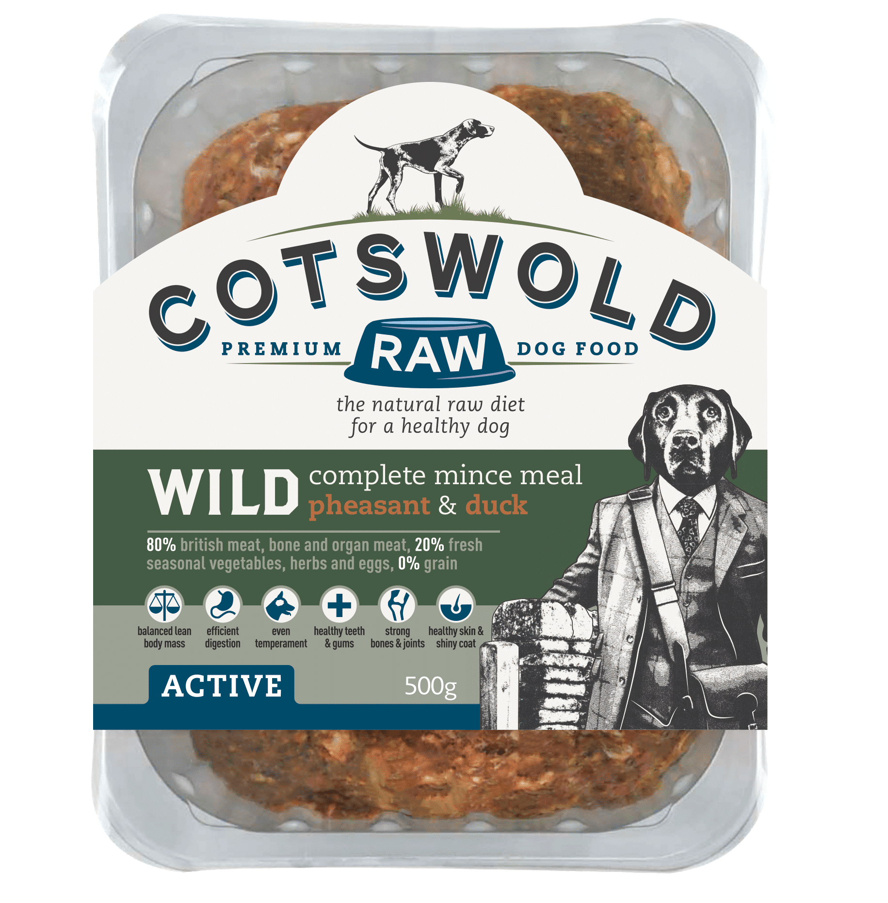 Cotswold Raw Dog Food Wild Pheasant & Duck