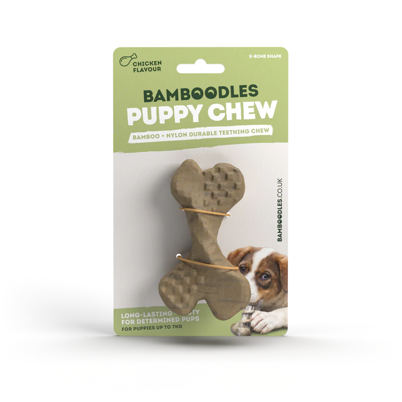 Bamboodles Puppy Chew X-Bone