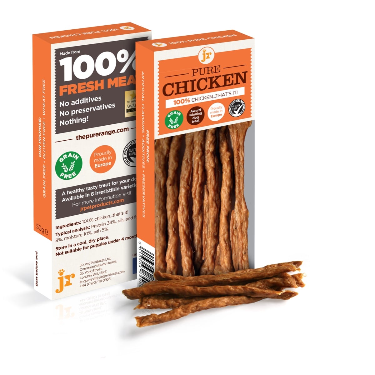 Jr Pet Products Pure Range Meat Sticks Chicken 50g