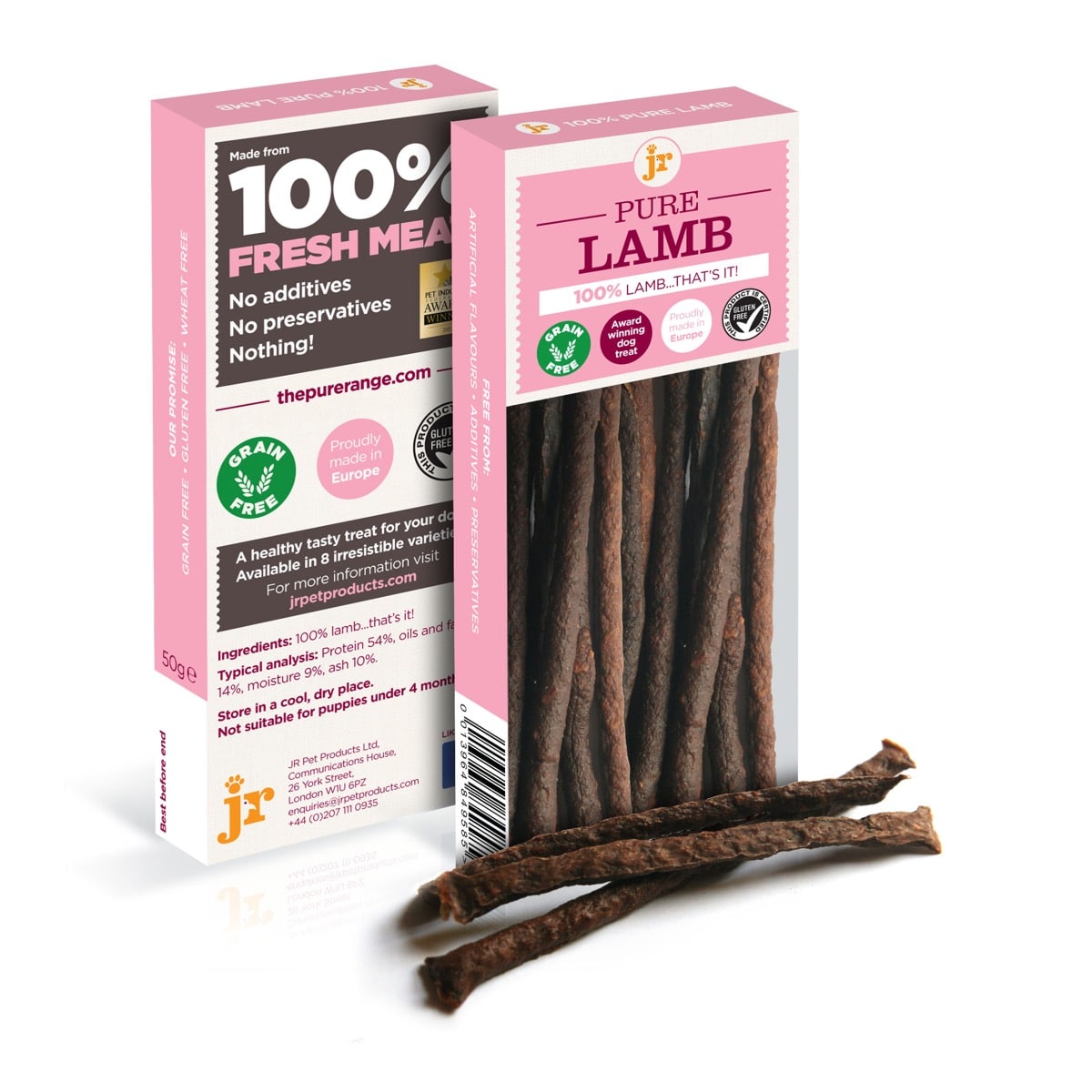 Jr Pet Products Pure Range Meat Sticks Lamb 50g