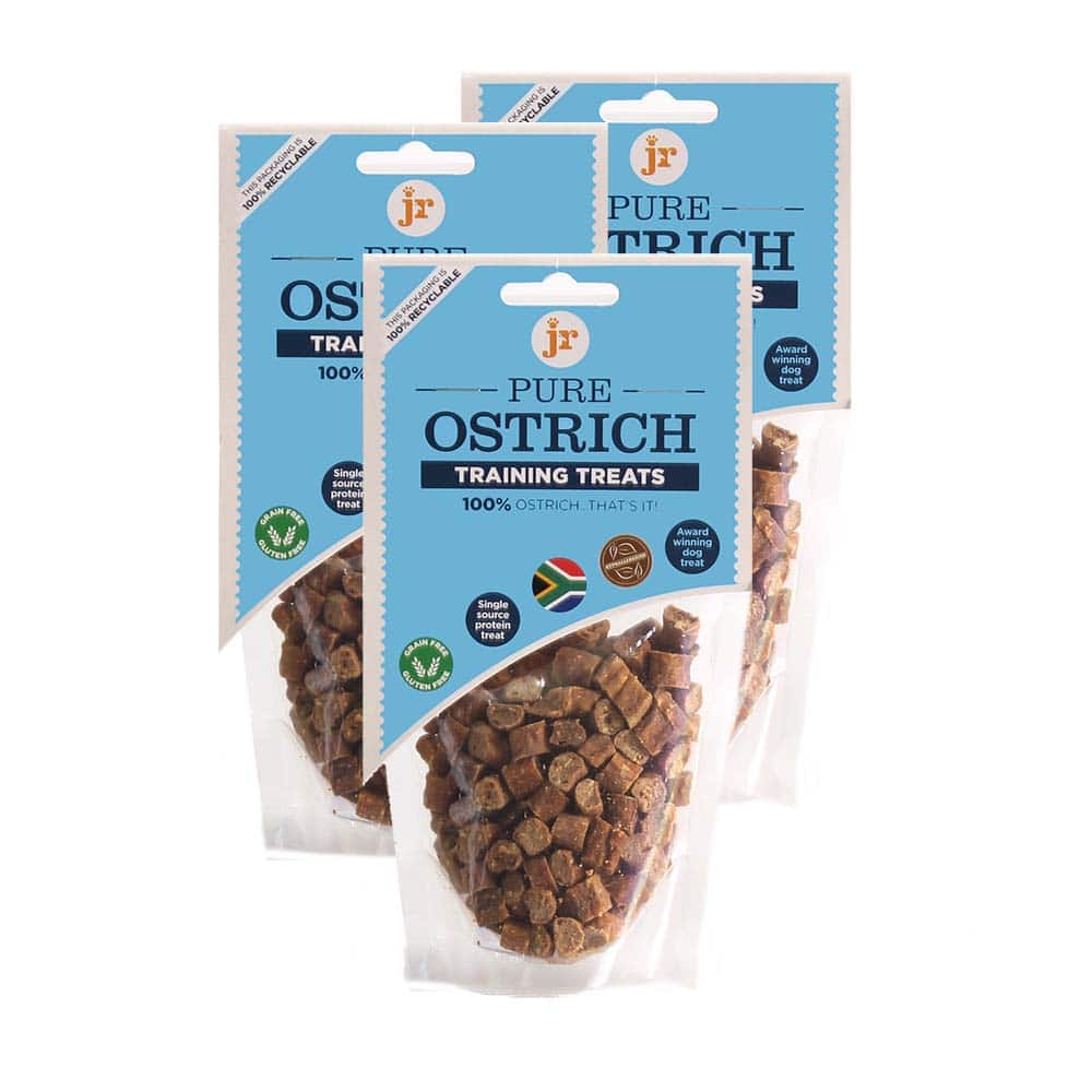 Jr Pet Products Pure Range Training Treats Ostrich 85g