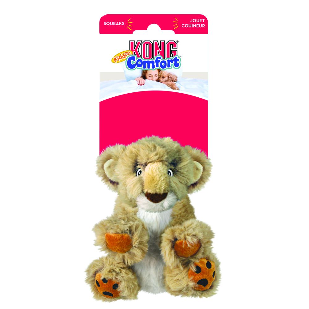 KONG Dog Toy Comfort Kiddos Lion Large