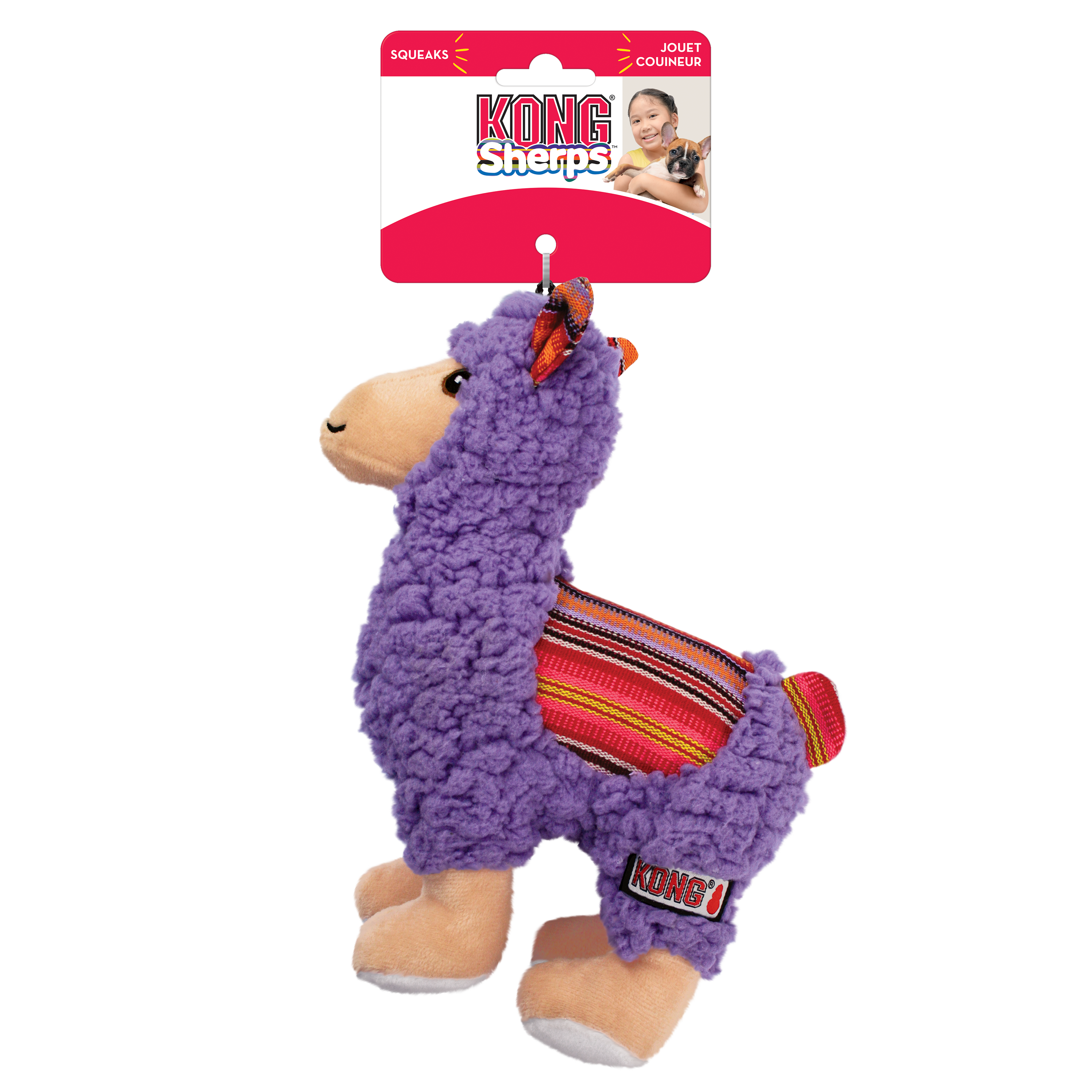 KONG Dog Toy Sherps Llama Medium