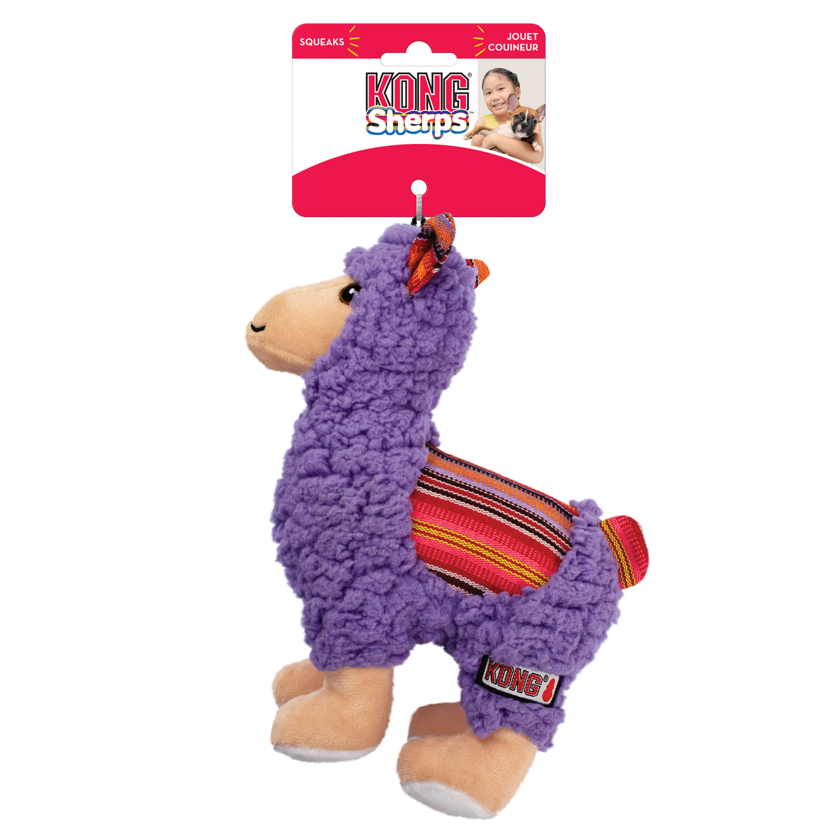 KONG Dog Toy Sherps Llama Medium