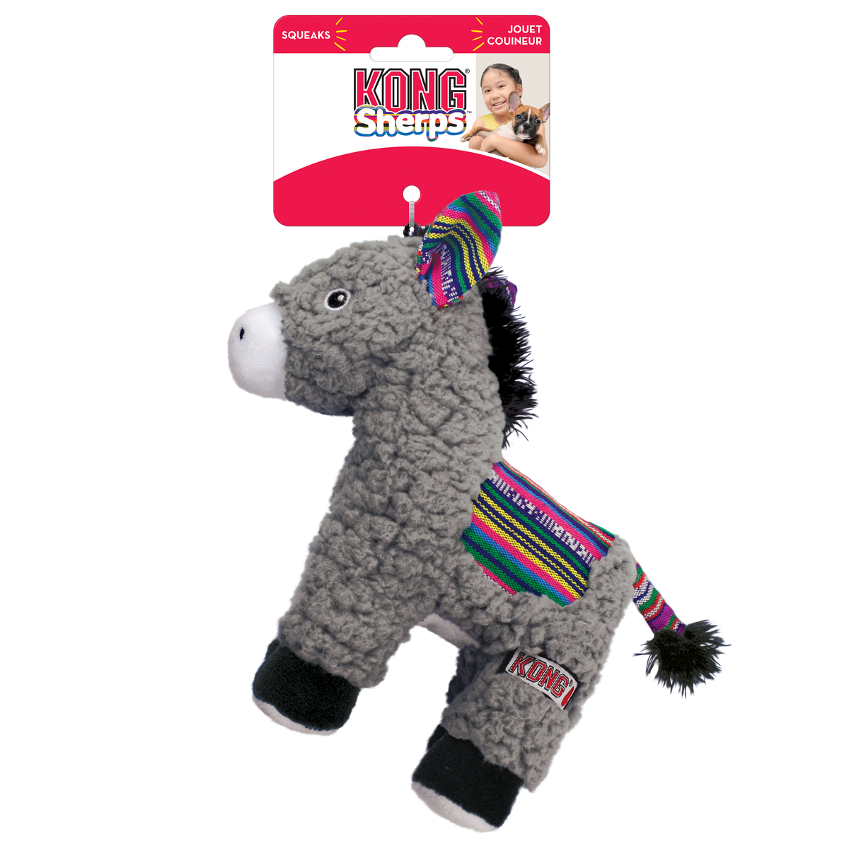 KONG Dog Toy Sherps Donkey