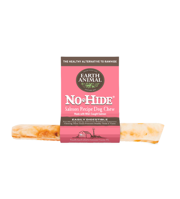 Earth Animal Dog Treat No-Hide Salmon Chew
