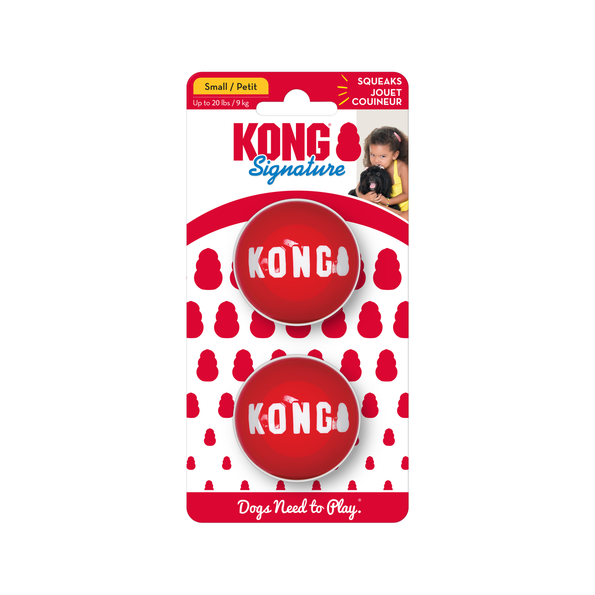 KONG Signature Balls 4PK