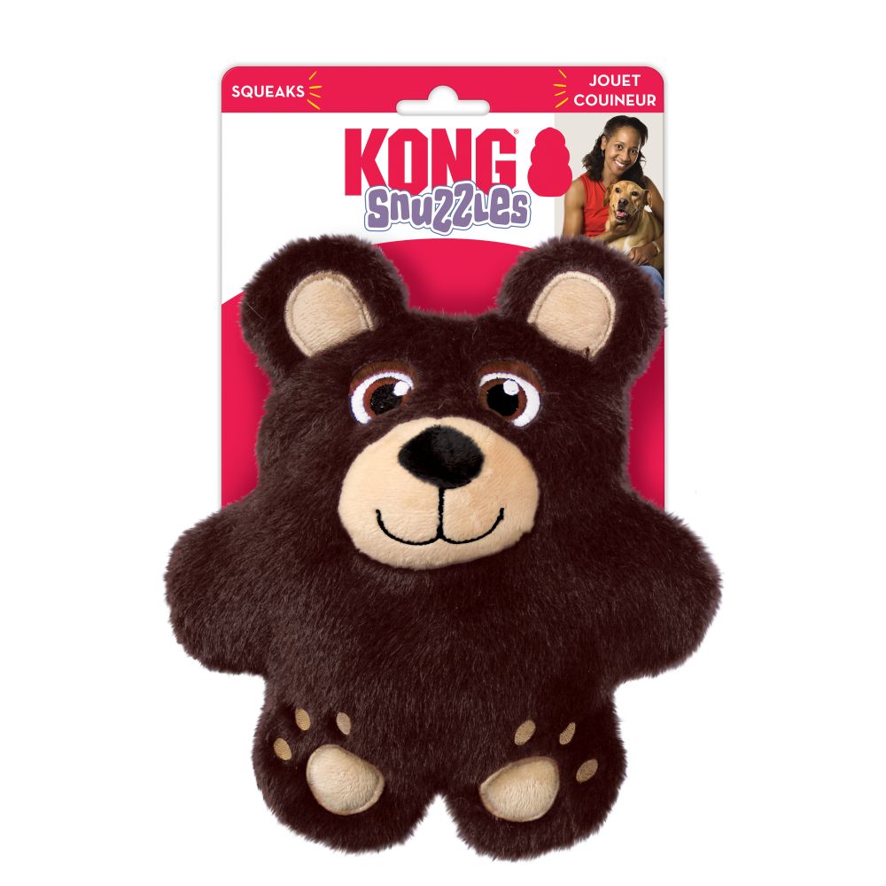KONG Dog Toy Snuzzles Bear