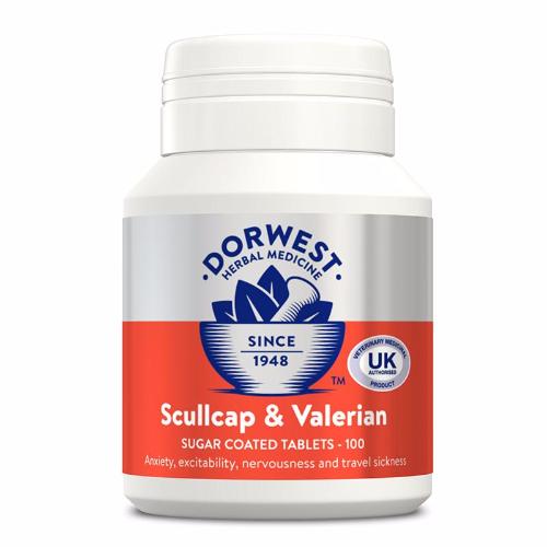 Dorwest Scullcap & Valerian Tablets 200pk