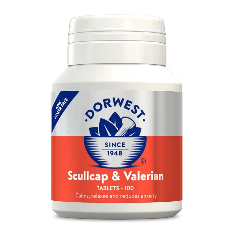 Dorwest Skullcap & Valerian 100 Tablets