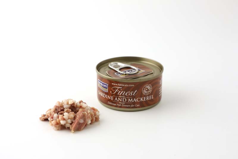 Fish4Cats Finest Wet Cat Food Sardine With Mackerel Can 70g