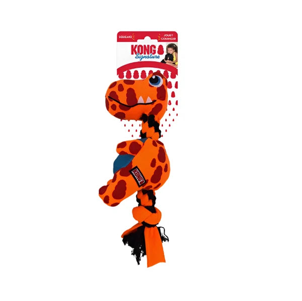 KONG Signature Dynos Dog Toy Assorted Medium