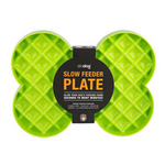 LickiMat SloDog Slow Feeder Dog Plate Green