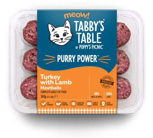 Tabby's Table Turkey with Lamb 360g