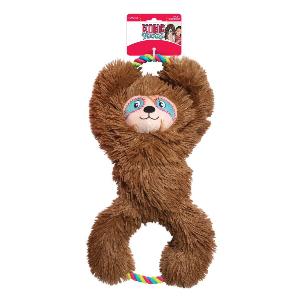 KONG Dog Toy Tuggz Sloth