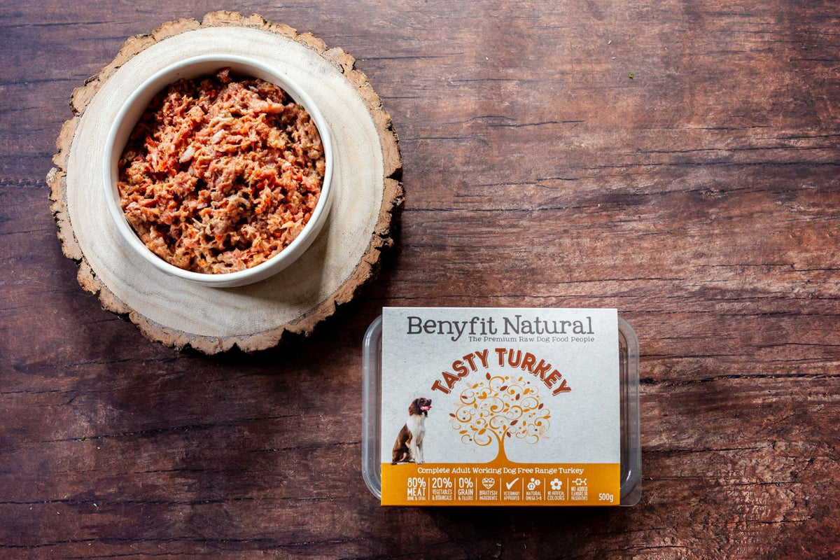 Benyfit Natural Raw Dog Food Tasty Turkey